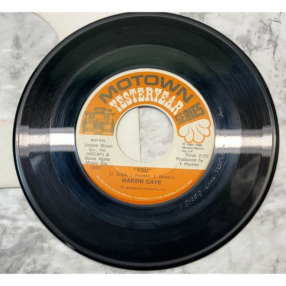 Marvin Gaye I Heard It Through the Grapevine / You 45 R&B Soul Motown Yesteryear - Picture 6 of 6